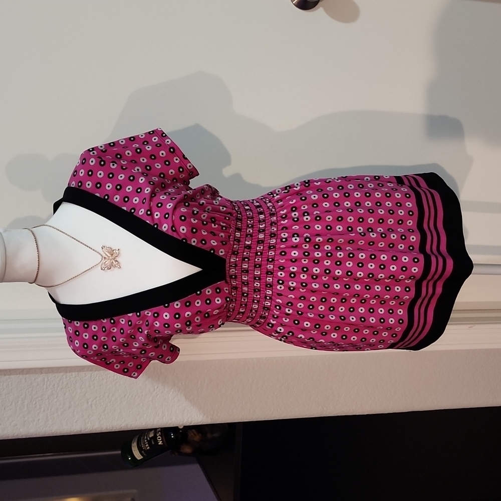Charlotte Rouse M Pink Blouse